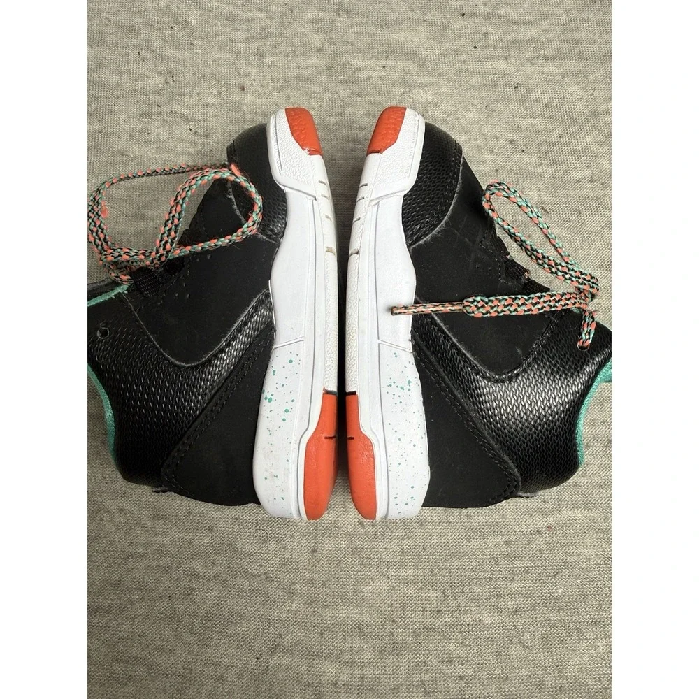 Nike‎ Jordan Flight Origin 2 TD Black/Hot Lava Shoe 724384-017 Toddler Sz 4C
